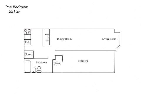 509 High Street 1 Bed Apartment, Affordable for Rent - Photo Gallery 8